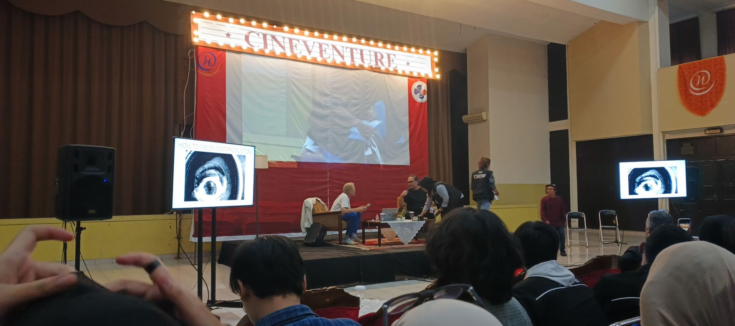 Materi dari dosen luar negeri di pameran Cineventure