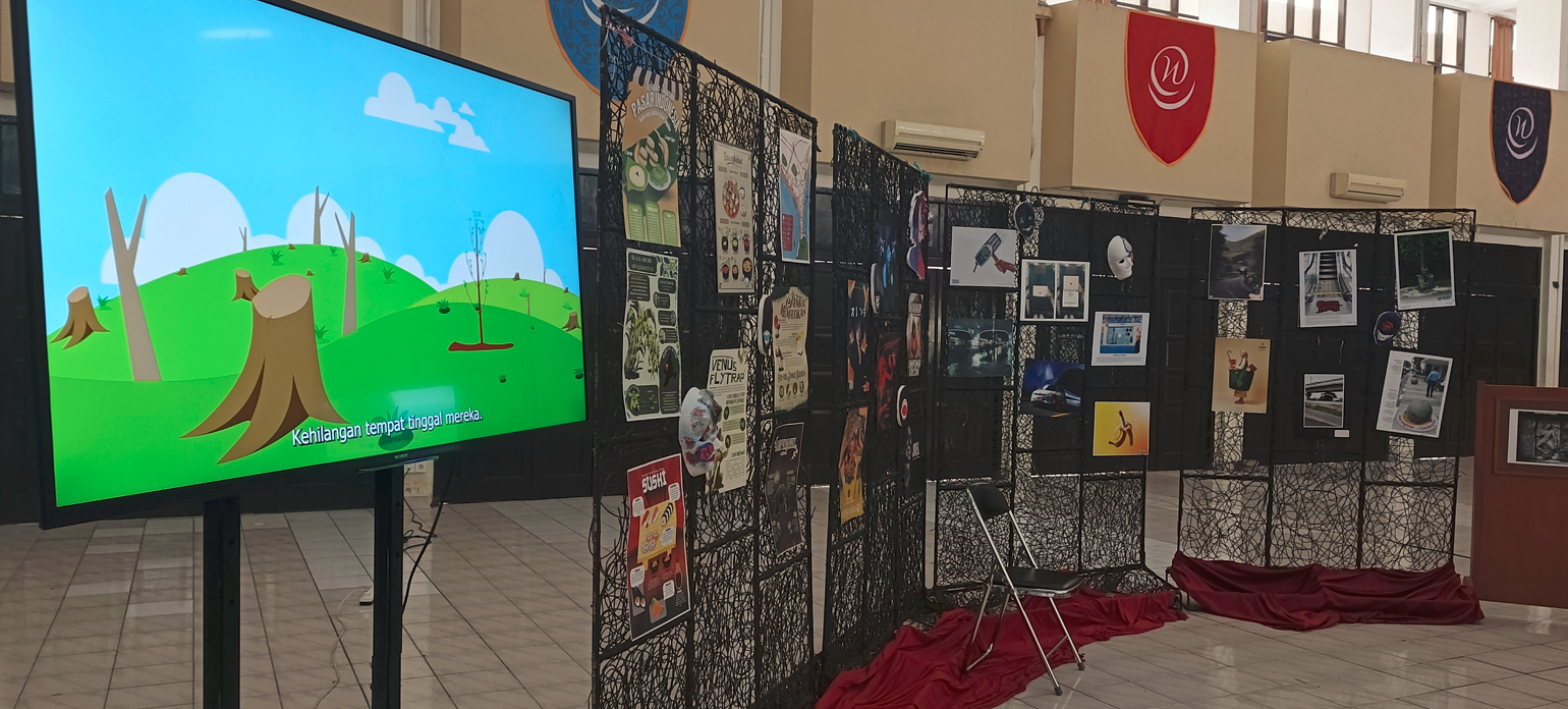Pameran UASWAS 2.3: Menggali Kreativitas Mahasiswa FDKV Universitas Widyatama 2 Karya Mahasiswa FDKV di pameran UAS WAS