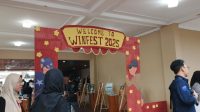 Kegiatan Winfest 2025 di Gedung serba guna Universitas Widytama