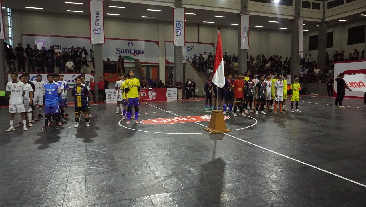 Foto peserta tim futsal liga Mahasiswa 2025