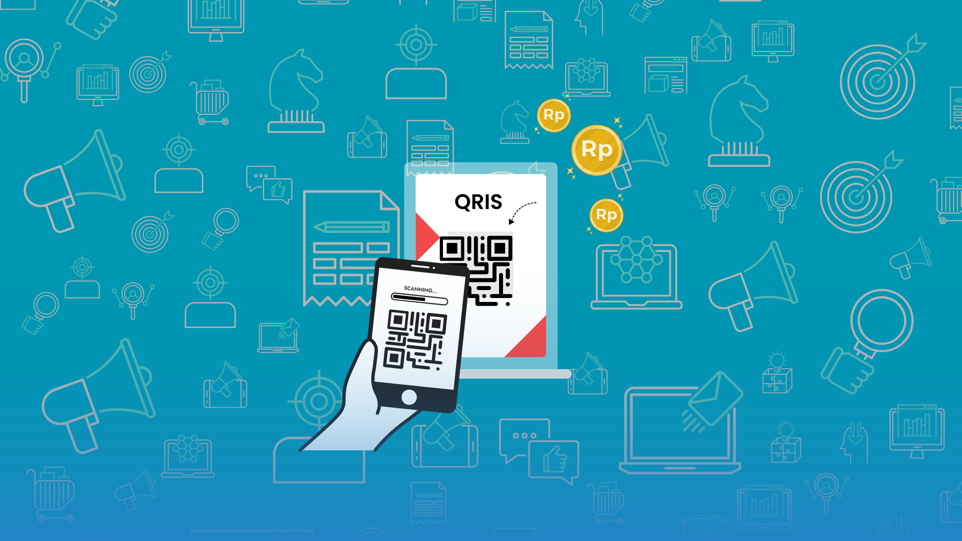 (Ilustrasi QRIS revolusi pembayaran digital. arsip sentra)